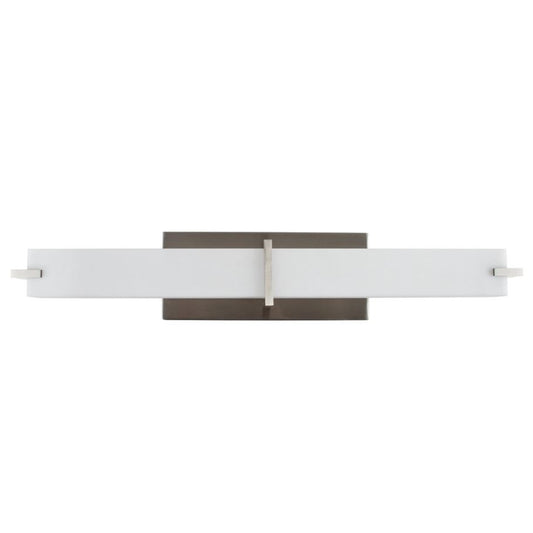 Luminance LED 37.5" F8636-80 Vanity Wall Light 3000K 30W 2200LM Suitable Damp Locations Bright Satin Nickel Finish