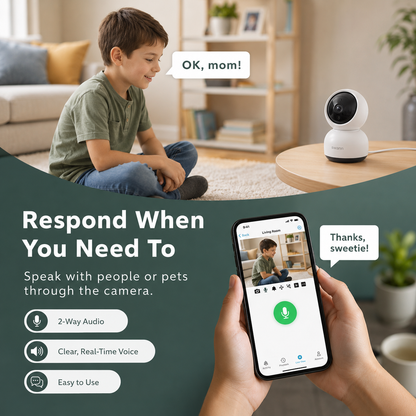 Swann Communications EVO 2K Pan Tilt Security Camera SWIFI-SE2KPT