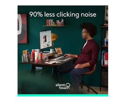 Logitech Signature M650L Wireless Optical Mouse Silent Clicks Graphite 910-007636