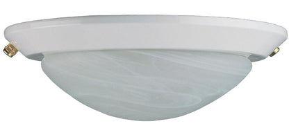 Sunset Lighting 2-Light White LED Ceiling Fan Light Kit Y-260A-S-WH-MB-LED