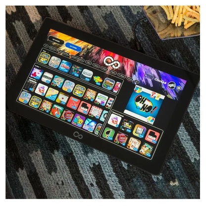 Arcade1Up 18.5" Infinity Game Board Black IGB-I-301202, Gameplay up to six players, 50 included board games and activities, Online play (for selected games)