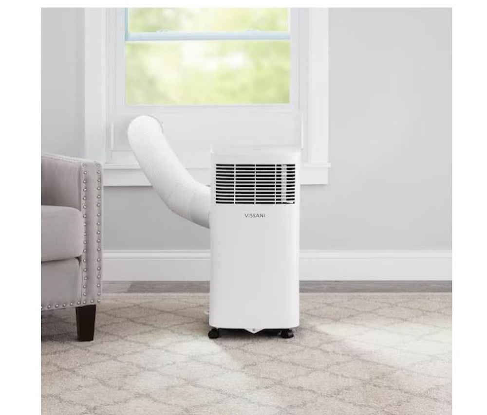 Vissani 5,000 (DOE) BTU 115-Volt Portable Air Conditioner for 150 sq. ft. in White VAP09R1AWT