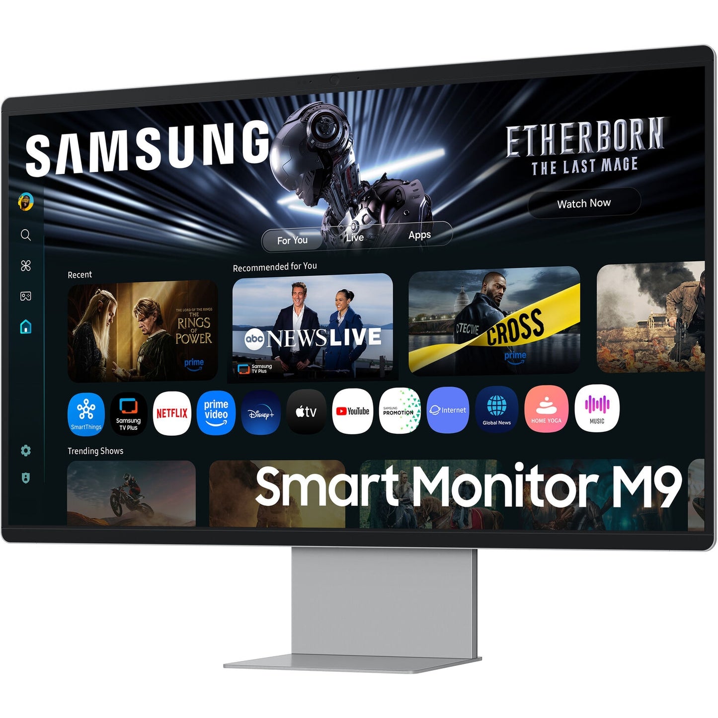 Samsung M9 M90SF 32" 4K QD-OLED HDR 165Hz 0.03ms Smart Monitor with Webcam HDMI | DP | USB-C (90W) LS32FM902SNXZA