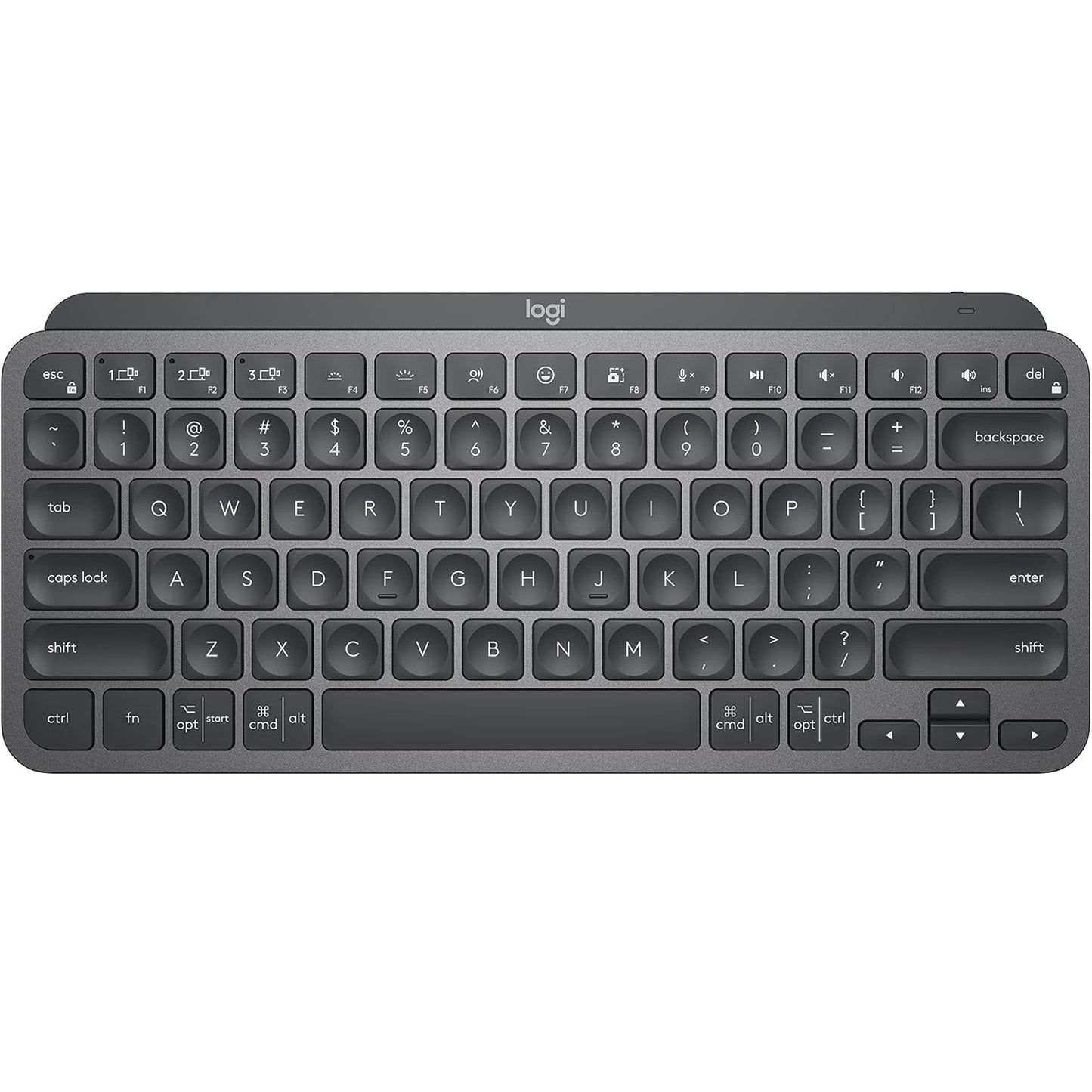 Logitech MX Keys Mini Wireless Keyboard Illuminated Compact, Bluetooth Graphite English 920-010388