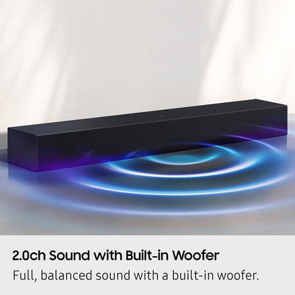 Samsung B-series HW-B400F 2.0 Channel Soundbar with Built in Subwoofer Black