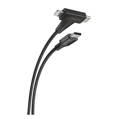 Scosche 3-Piece Travel Universal Phone Mount Charging 2-in-1 USB-C & Light-ning     Cable       UHWCPD30HH-CP0
