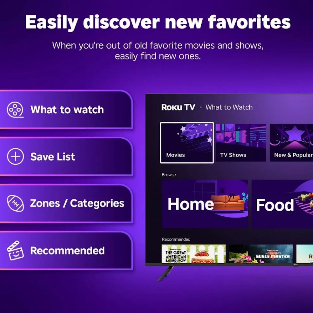 Roku 50" Select Series 4K HDR Smart Roku TV with Roku TV Remote 50R4C4