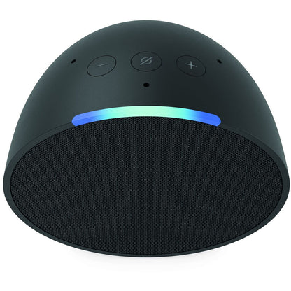 Amazon - Echo Pop (1st Generation) Smart Speaker with Alexa - Charcoal B09WNK39JN