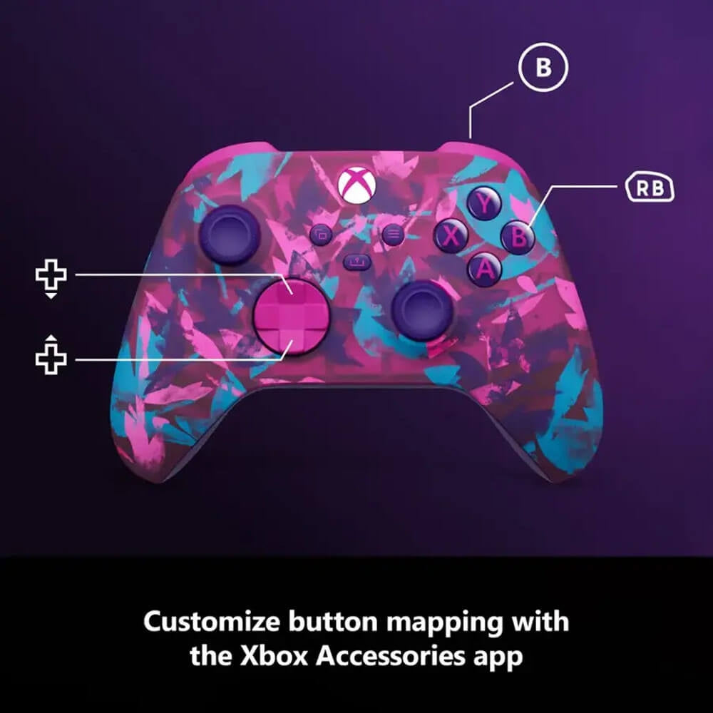 Microsoft - XBOX Wireless Controller for XBOX Series X, XBOX Series S, XBOX One, PCs - Heart Breaker