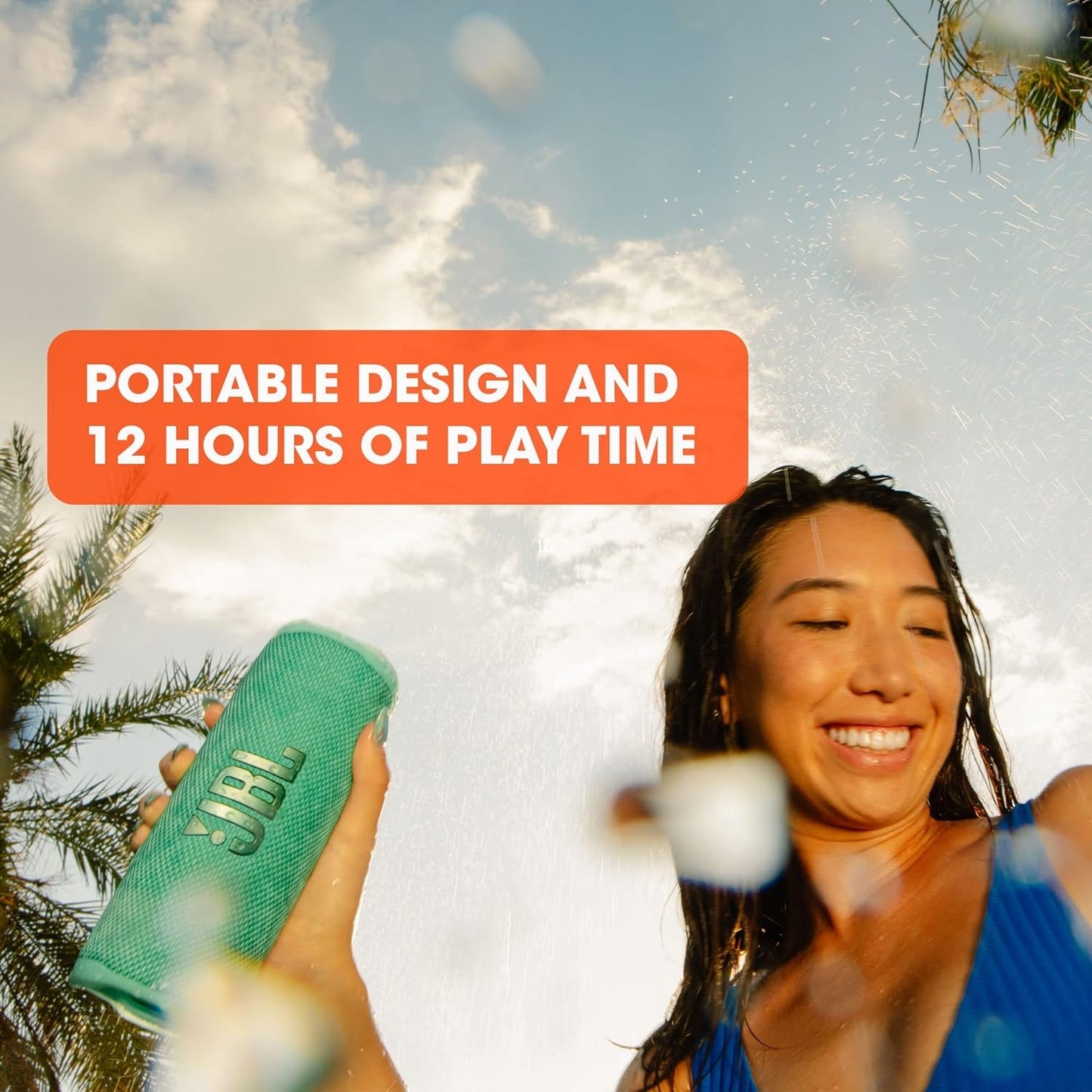 JBL FLIP6 Portable Waterproof Speaker Black JBLFLIP6BLK