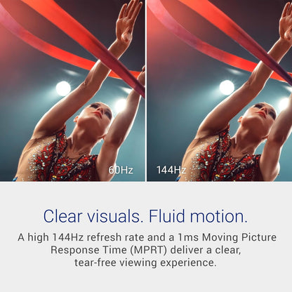 Dell SE2426H 23.8" FHD IPS Monitor – 144Hz, 1ms MPRT, AMD FreeSync, Dual HDMI