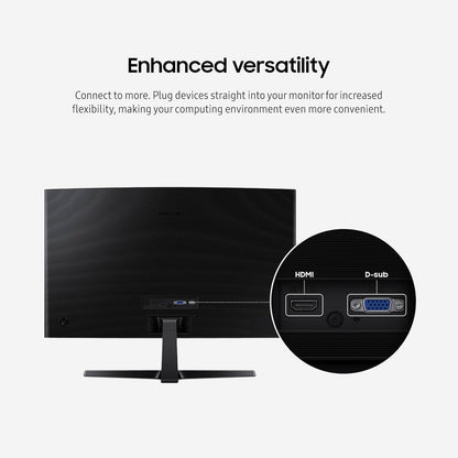 Samsung 27" 100Hz Essential S3 (S36GD) Series FHD 1800R Curved Computer Monitor LS27D366GANXZA