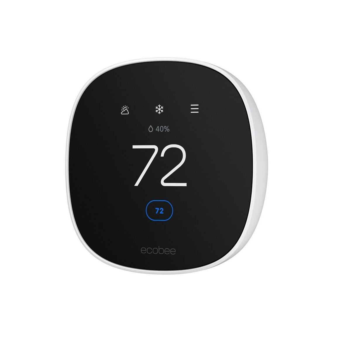 ecobee - Smart Thermostat Essential - Programmable Wi-Fi Thermostat - Works with Siri, Alexa, and Google