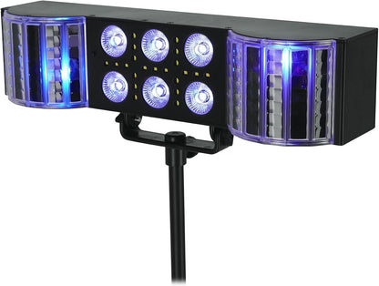 Technical Pro LGT22 DJ 3-in-1 Light Bar with Stand 360-degree Sound Activated LED System, Remote Control, Lightweight and Portable