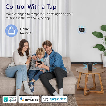 LEVOIT Touch Screen Smart Thermostat for Home, Wi-Fi Programmable, Works with Alexa ,Energy Saving, Large Touch Screen