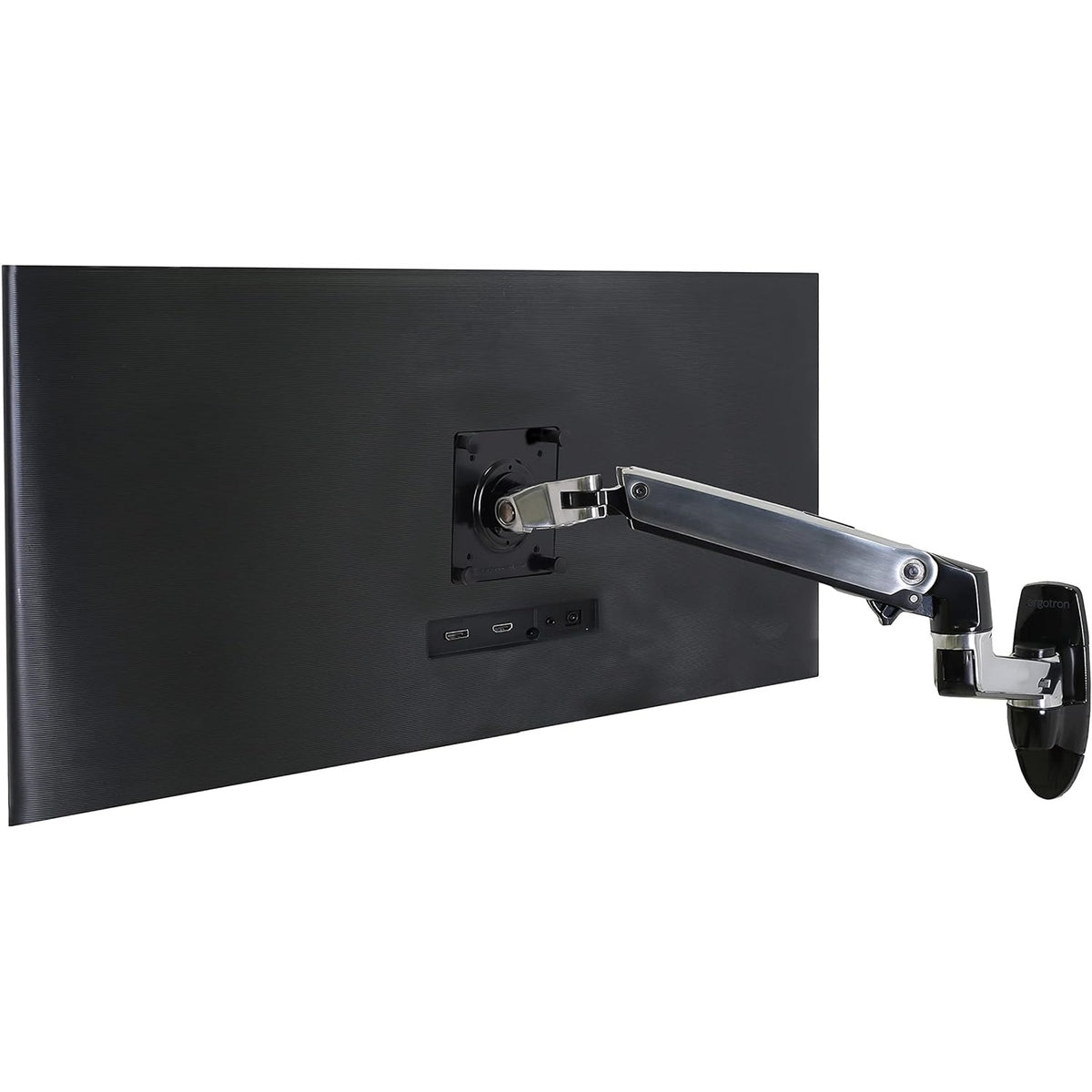 Ergotron LX Wall Mount Monitor Arm Polished Aluminum 45-243-026