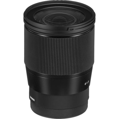 Sigma 16mm f/1.4 DC DN Contemporary Lens for Sony E (402965) Black
