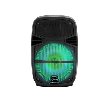 Technical Pro PB850LED 1,000 Watts Rechargeable LED Active Loudspeaker, Black