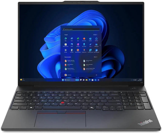 Lenovo ThinkPad E16 G2 Laptop, 16" FHD+ Touch Display, Intel Core Ultra 5 125U Up to 4.3GHz, 16GB RAM, 1TB SSD, Backlit keys, Fingerprint Reader, Windows 11 Pro 21MAS0NT00
