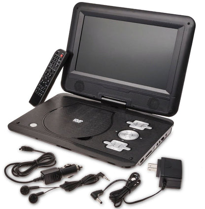 ONN 10" Portable DVD Player USB & SD Card slot, 3.5mm, 5-hr Battery 100008691