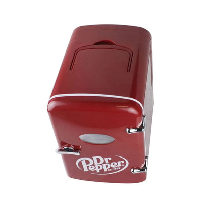 Dr Pepper Portable 6-can Mini Fridge Burgundy MIS135DRP