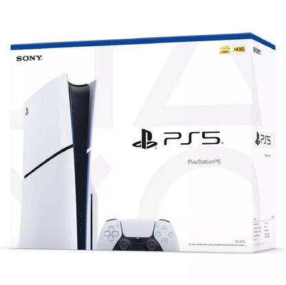 Sony PlayStation 5 Slim Console White, 4K-TV Gaming, 1TB of Storage 1000039671 - CFI-2015