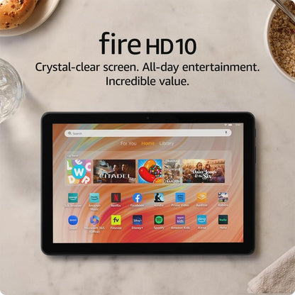 Amazon Fire HD 10, 10.1" Tablet - 32GB with Wi-Fi Black TG425K