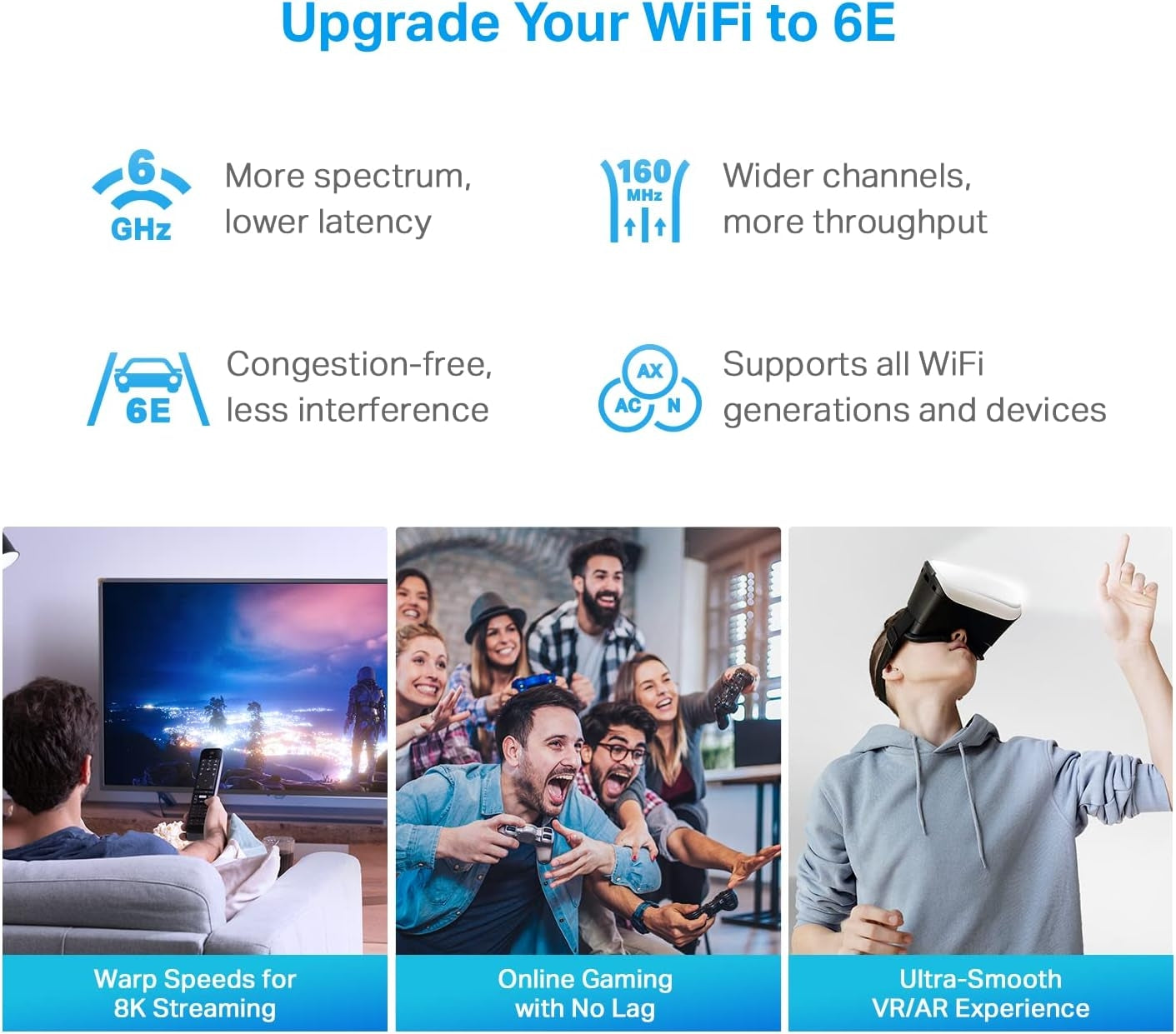 TP-Link Deco XE75 Pro AXE5400 Wireless Tri-Band 2.5G / Gigabit Mesh Wi-Fi System (1-Pack)