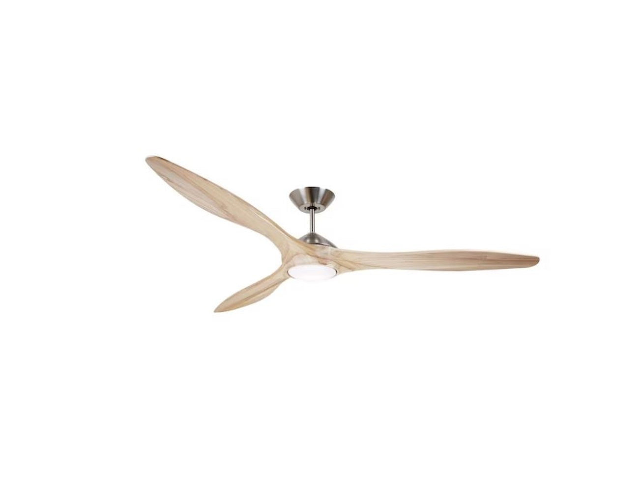 kathy ireland HOME by Luminance Lindbergh Eco 72-in Brushed Steel Inte ...