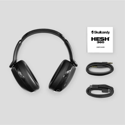 Skullcandy Hesh 360 Wireless Noise-Canceling Over-Ear Headphones True Black S6HOW-T740