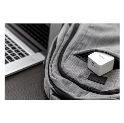 Philips AC-USB Wall Chargers USB-A port & USB-C port - 2 pack DLP3743W37