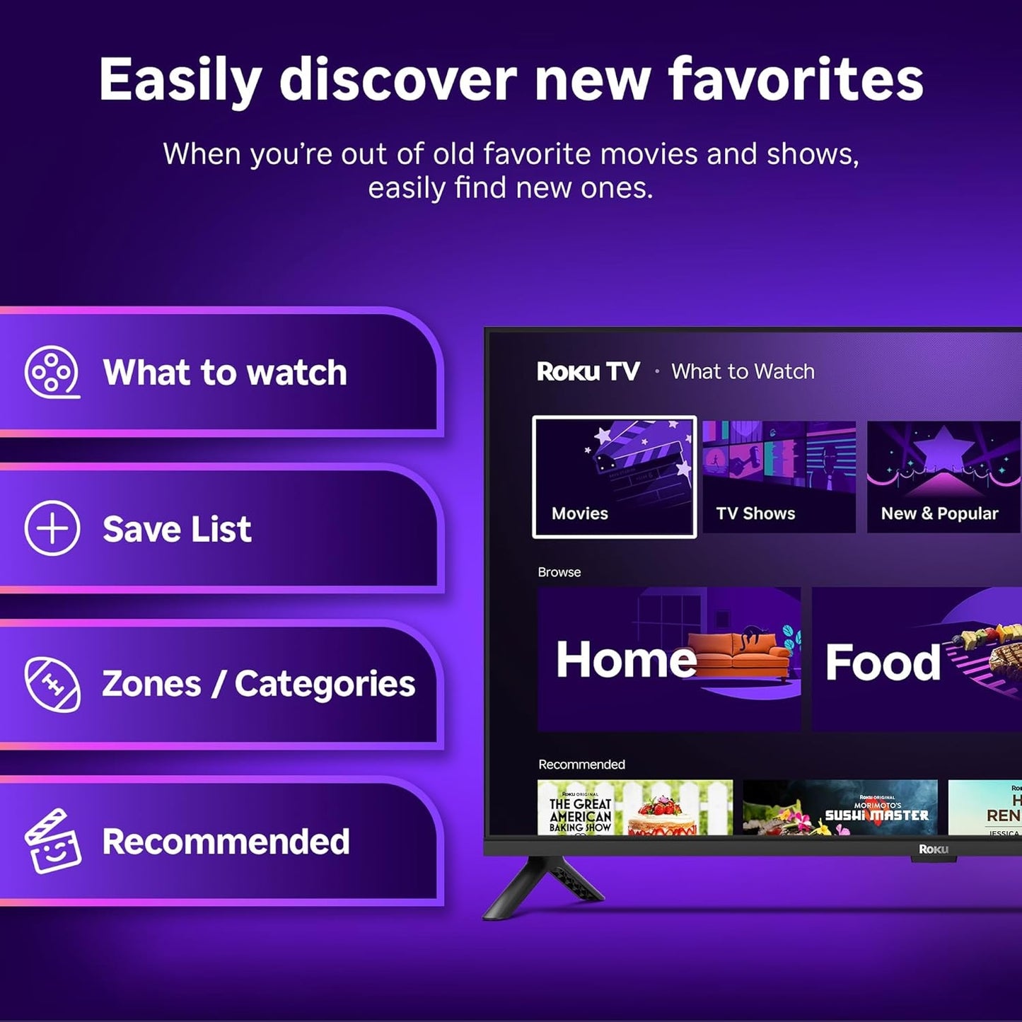 Roku - 32" Class Select Series HD (720p) LED Smart RokuTV (2026)