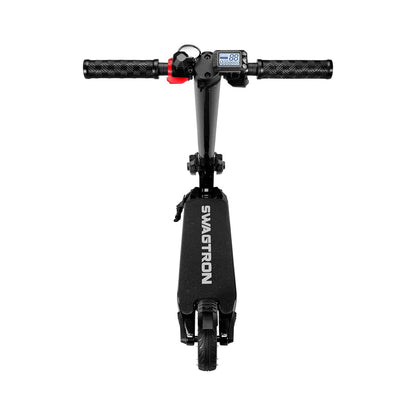 Swagtron Swagger SG-2 Foldable Electric Scooter with Cruise Control, Black SWGR2-2, Up to of 200 lbs., Fat Tires