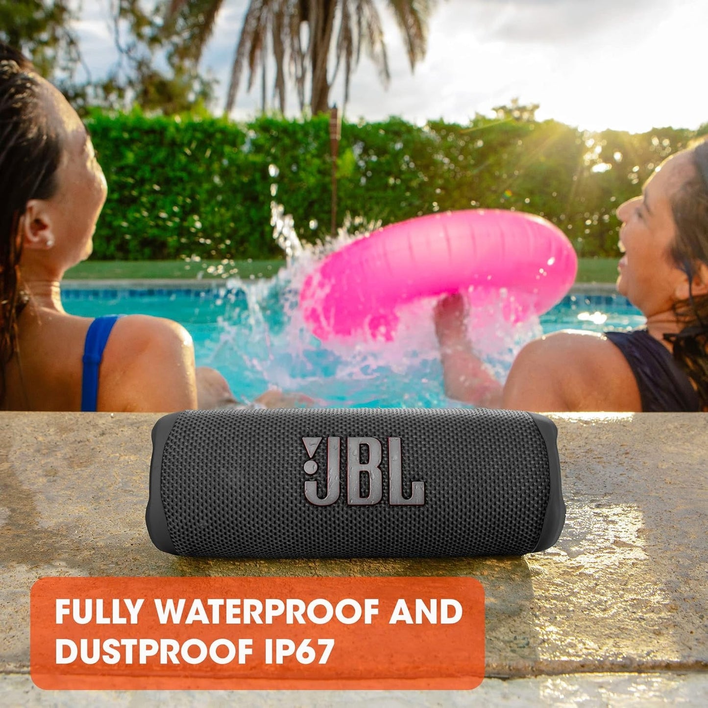 JBL FLIP6 Portable Waterproof Speaker Black JBLFLIP6BLK