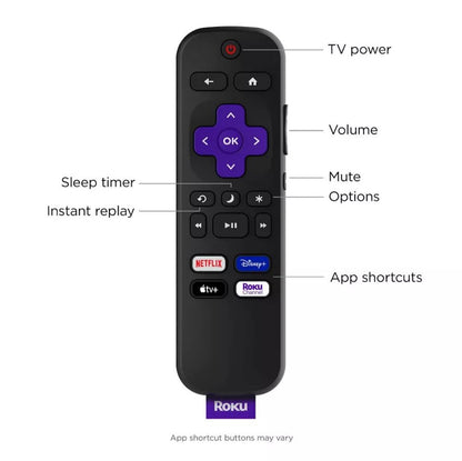 Roku 50" Select Series 4K HDR Smart Roku TV with Roku TV Remote 50R4C4