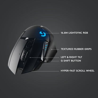 Logitech G502 Lightspeed Wireless Gaming Mouse - Black 910-005565
