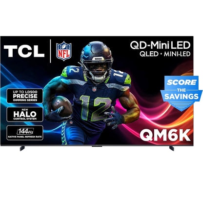 TCL - 98" Class QM6K Series 4K UHD HDR QD Mini LED Smart TV with Google TV 98QM6K