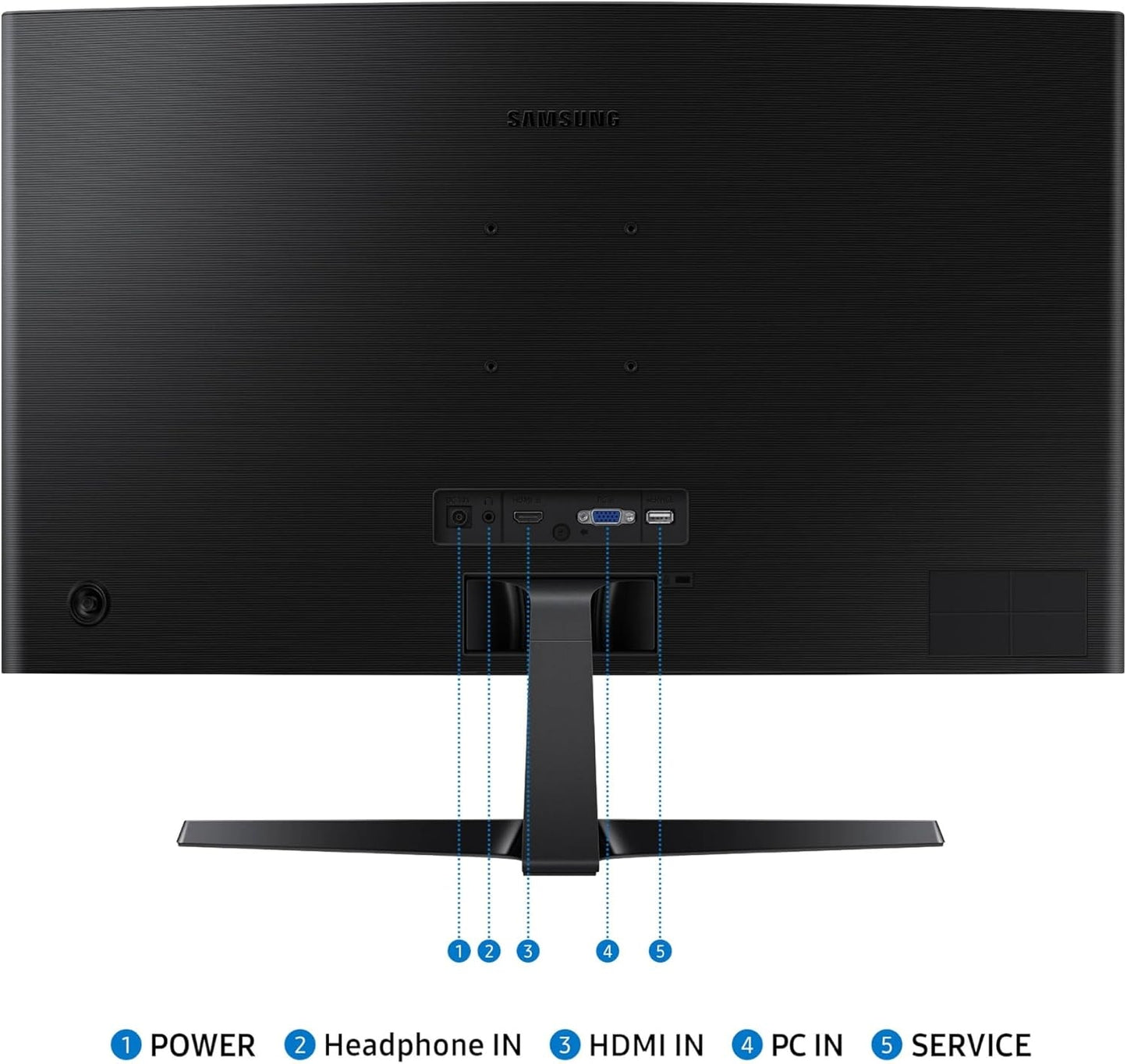 Samsung 27" 100Hz Essential S3 (S36GD) Series FHD 1800R Curved Computer Monitor LS27D366GANXZA
