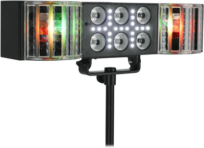 Technical Pro LGT22 DJ 3-in-1 Light Bar with Stand 360-degree Sound Activated LED System, Remote Control, Lightweight and Portable