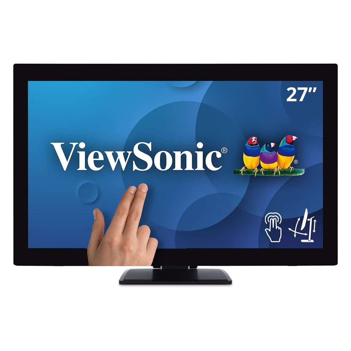 ViewSonic - TD2760 27" 1080p 60Hz 12ms  LED FHD Touch Screen Monitor (HDMI, VGA) - Black