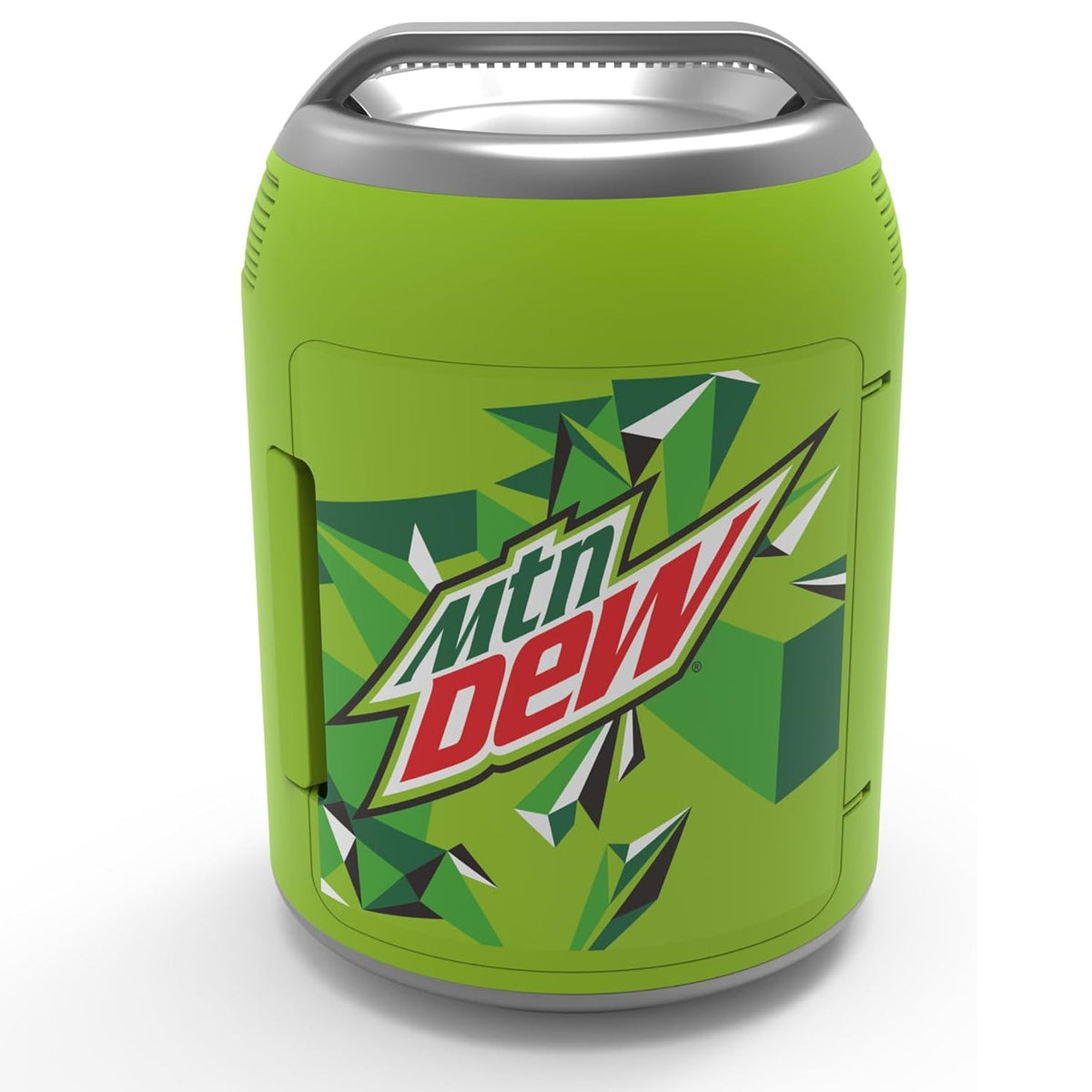 Mountain Dew MIS604MD 0.14-Cu. Ft. 6-Can Portable Mini Fridge, Green