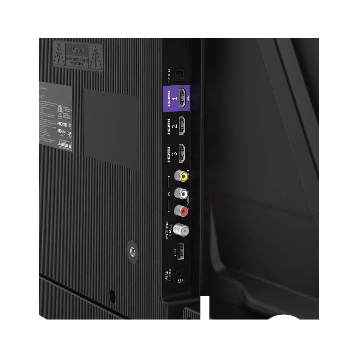Hiro Roku TV 43" 1080p Full HD Smart TV Flat Screen LED Television with Roku TV and Dolby Audio H43C3D4