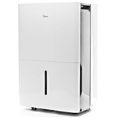 Midea 50 pt. Smart Dehumidifier for Basement, Room, or Garage - Covers up to 4,500 sq. ft. MAD50PS1WS