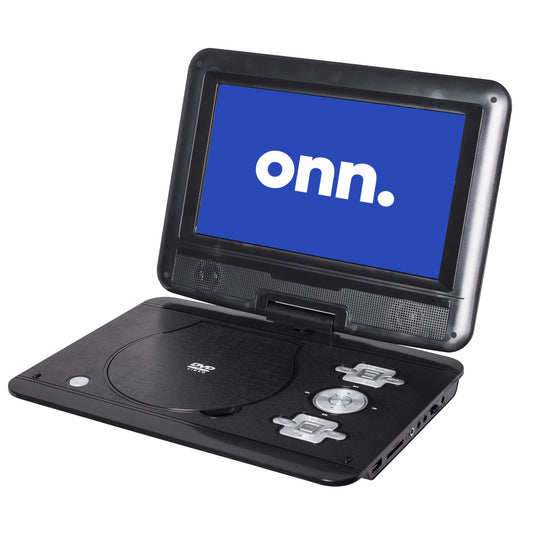 Onn Portable 10-inch DVD Media Player 180 degree swivel with 5-hr battery - 100093889