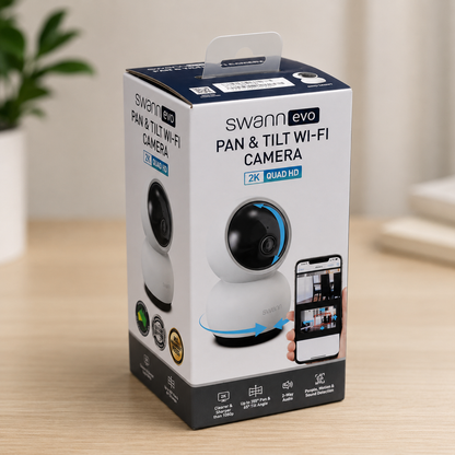 Swann Communications EVO 2K Pan Tilt Security Camera SWIFI-SE2KPT