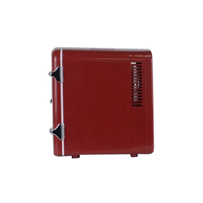 Dr Pepper Portable 6-can Mini Fridge Burgundy MIS135DRP