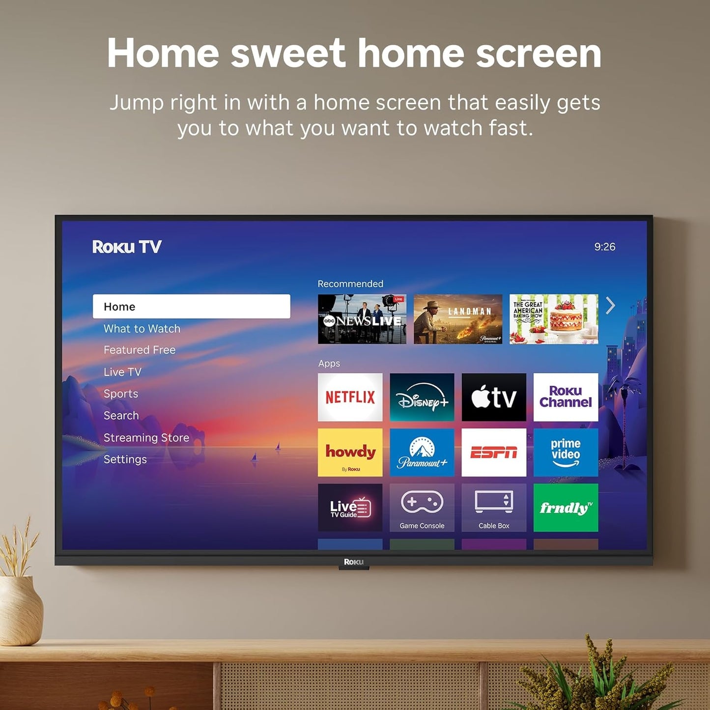 Roku - 32" Class Select Series HD (720p) LED Smart RokuTV (2026)