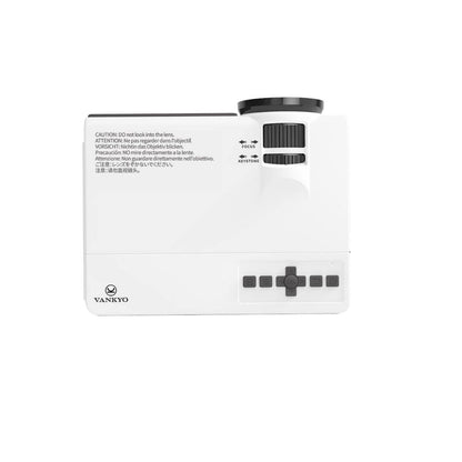 Vankyo - Leisure 3W Pro Native 720P Wireless Single LCD Mini Projector - White