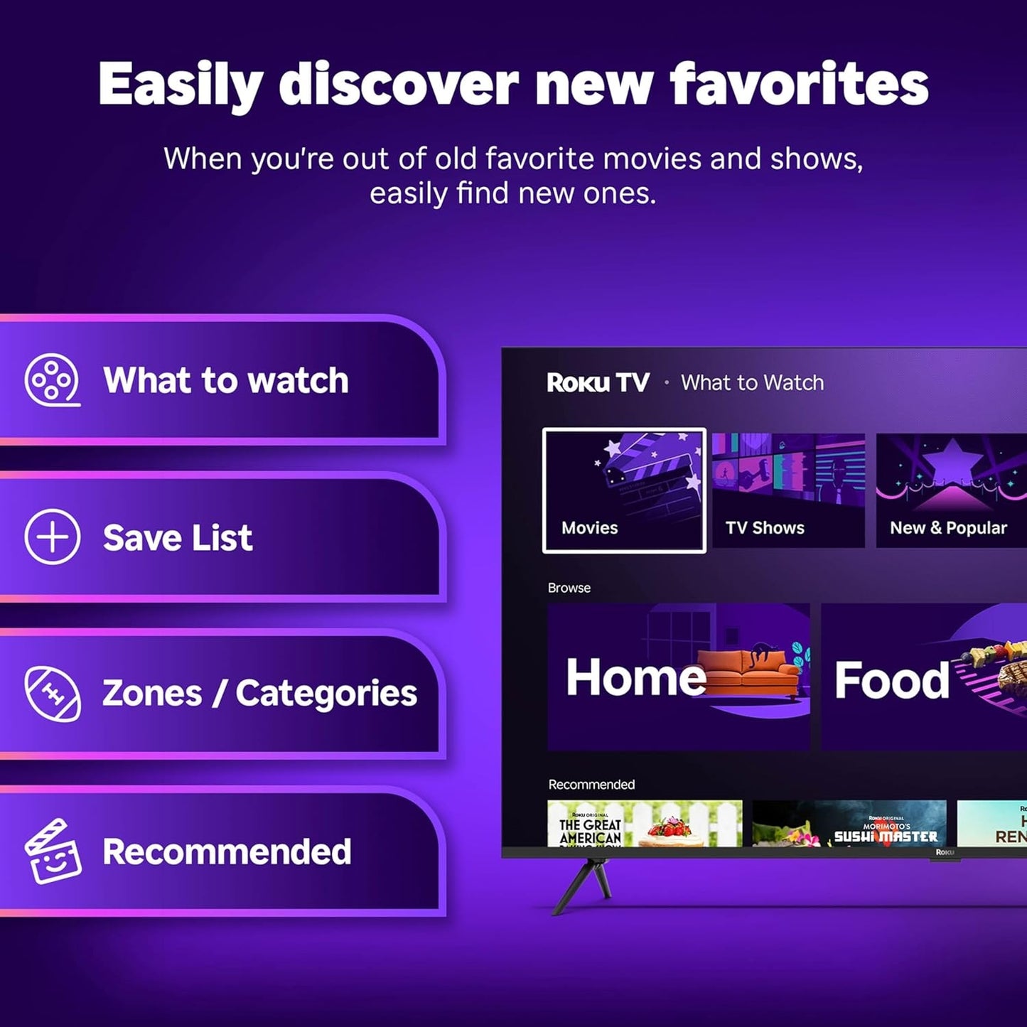 Roku 55" Class Plus Series 4K QLED Mini-LED Smart RokuTV 55R6C7