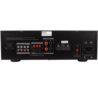 Technical Pro RX55URIBT 1500W Pro Audio Receiver w/Bluteooth +USB/SD+ 7-Band EQ